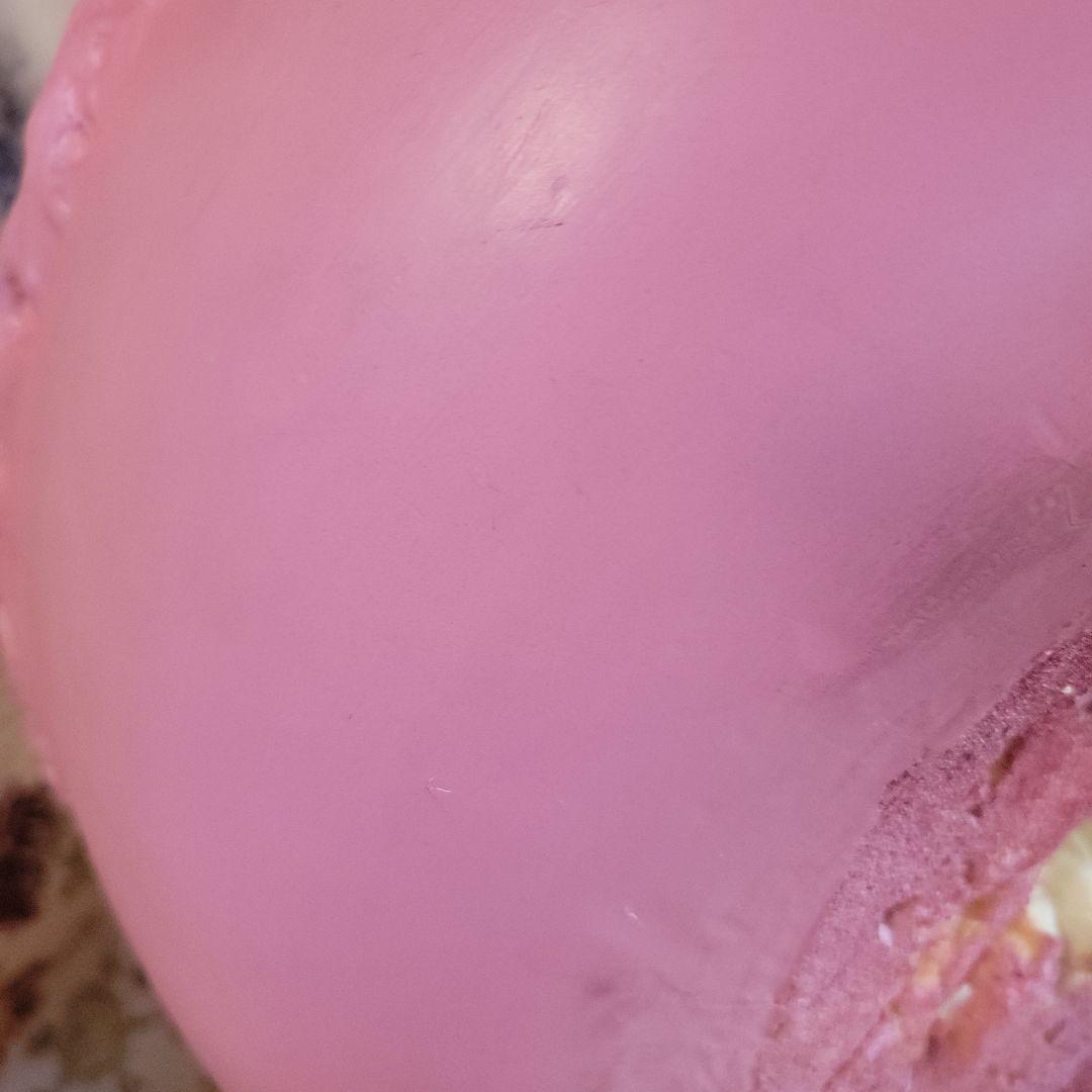 巨大マカロン型オブジェ　椅子　スツール　　公共施設展示使用品　キズ等あり