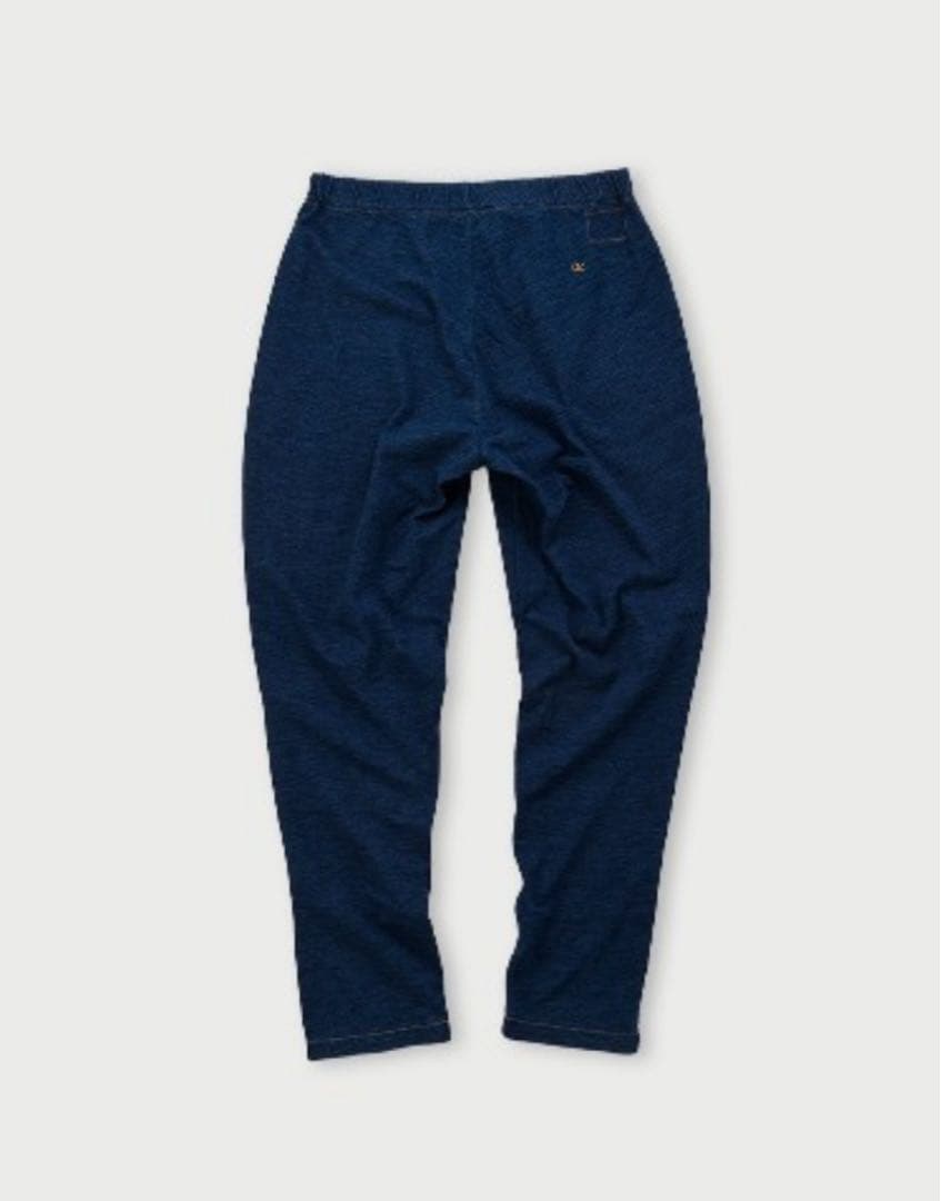 未使用 45R 天竺のスパッツ レギンス 藍染め Mサイズ