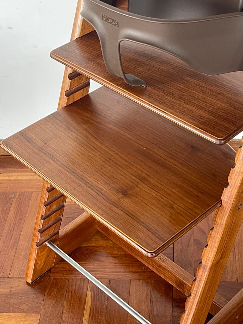 ストッケ トリップトラップ アメリカン ウォールナット ベビーガード セット