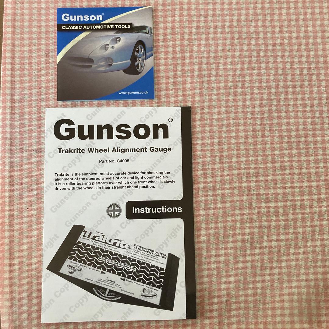 Gunson G4008 TRAKRITEサイドスリップテスター マットセット