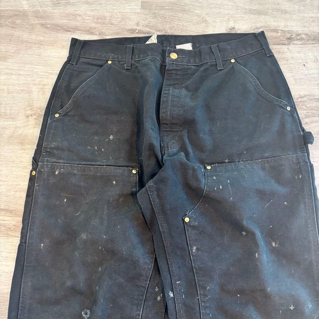 【USA製】雰囲気抜群 Carhartt B01 ダブルニー ペンキ#561