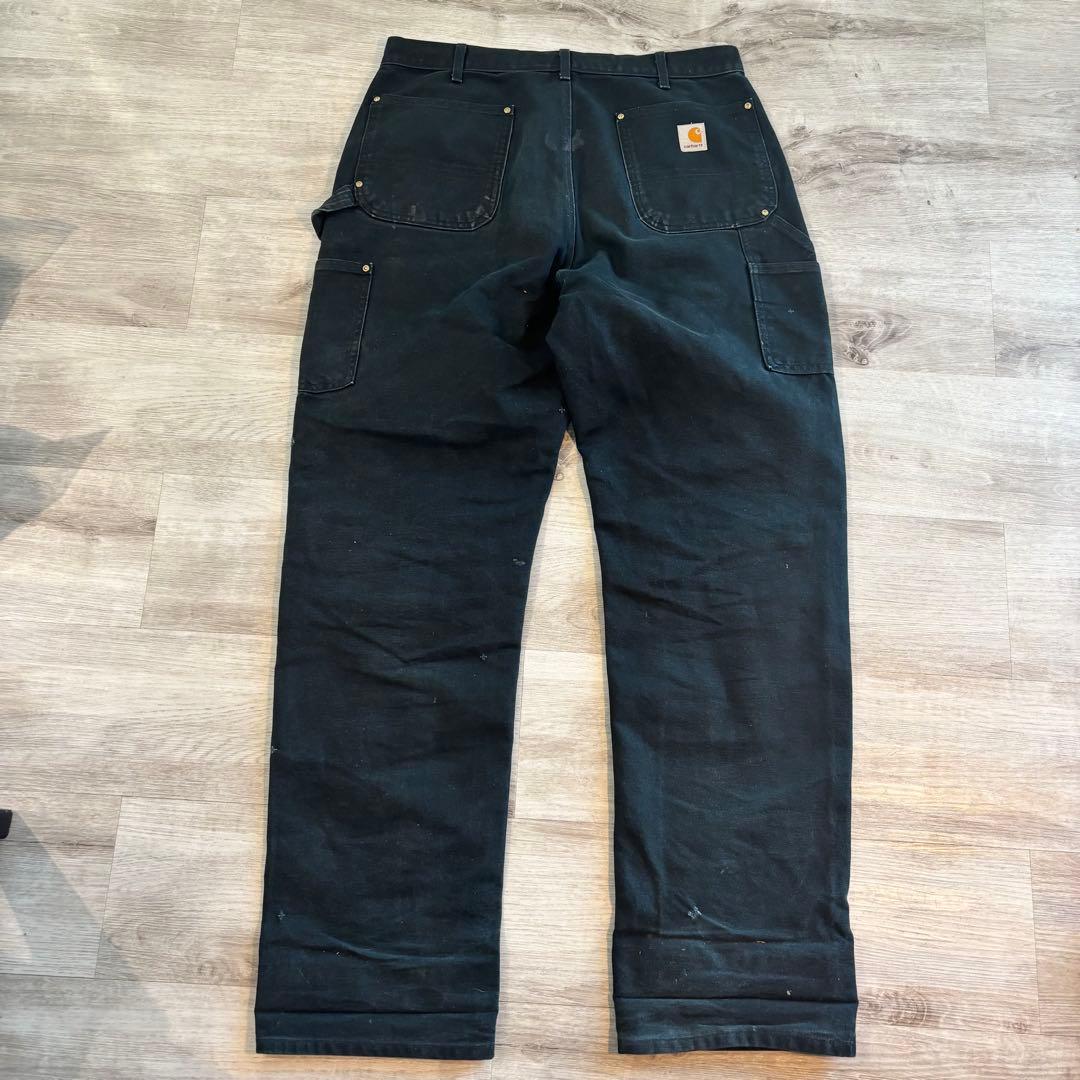 【USA製】雰囲気抜群 Carhartt B01 ダブルニー ペンキ#561
