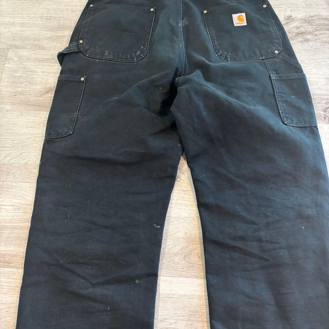【USA製】雰囲気抜群 Carhartt B01 ダブルニー ペンキ#561