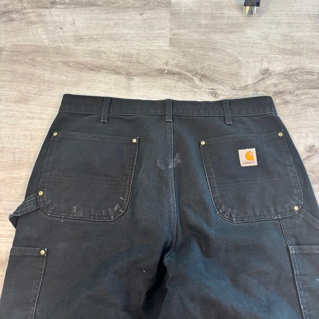 【USA製】雰囲気抜群 Carhartt B01 ダブルニー ペンキ#561