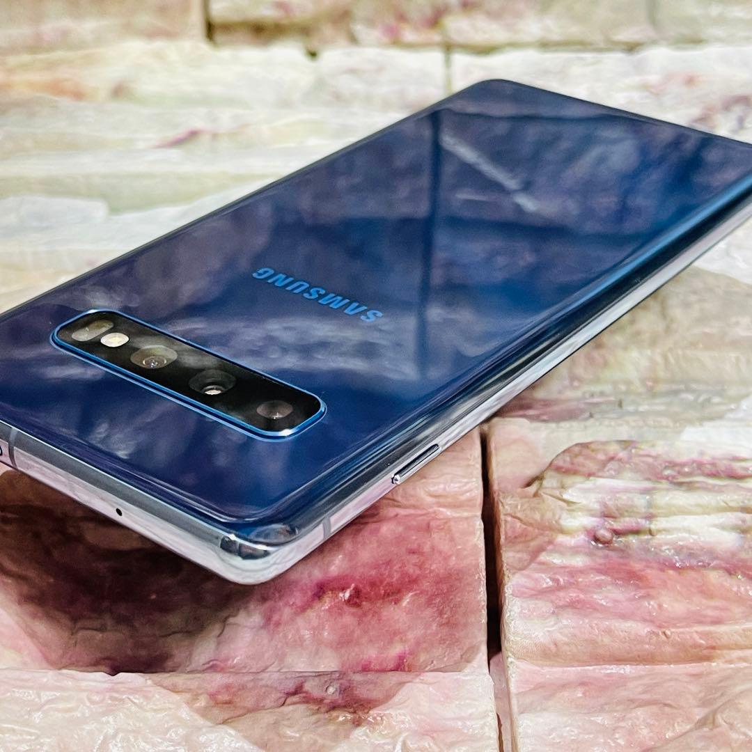 SIMフリー Galaxy S10 128GB 046 プリズムブルー 電池良好