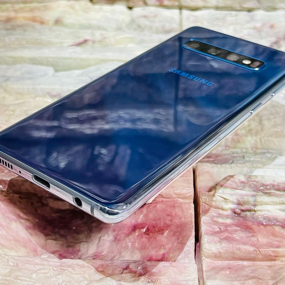 SIMフリー Galaxy S10 128GB 046 プリズムブルー 電池良好