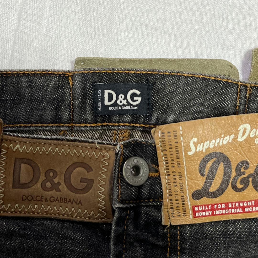 D&G デニムスカート Y2K 2000年代前半 ローライズ ミニ IT38