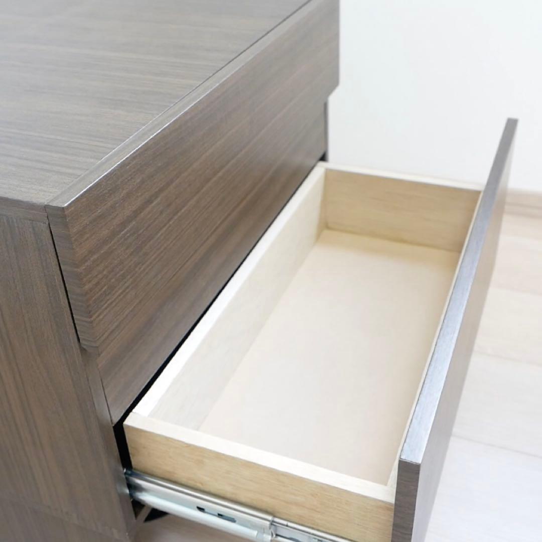 掃除ロボット基地収納 ナイトテーブル｜ゴミステーション対応・隠し引出し付｜DIY