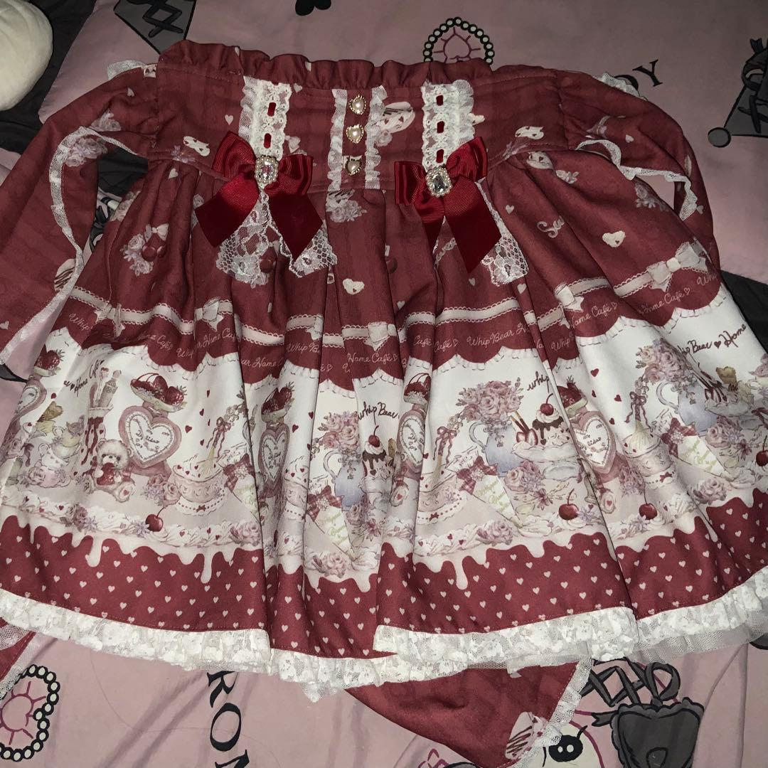 LIZLISA リズリサ Whip Bear  Cafe 柄