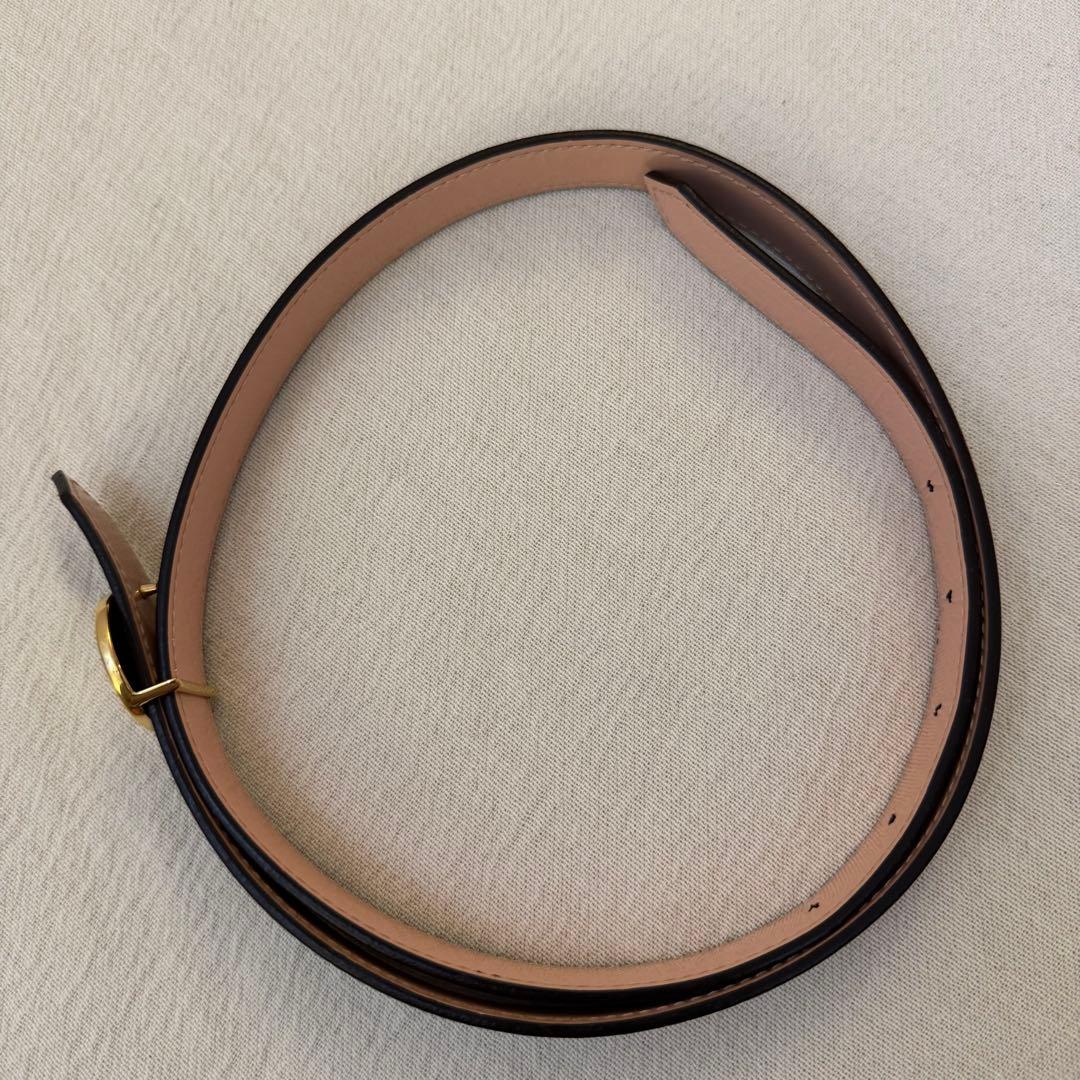 ルイヴィトン ベルト LVサークル 20MM モノグラム　リバーシブル　ピンク