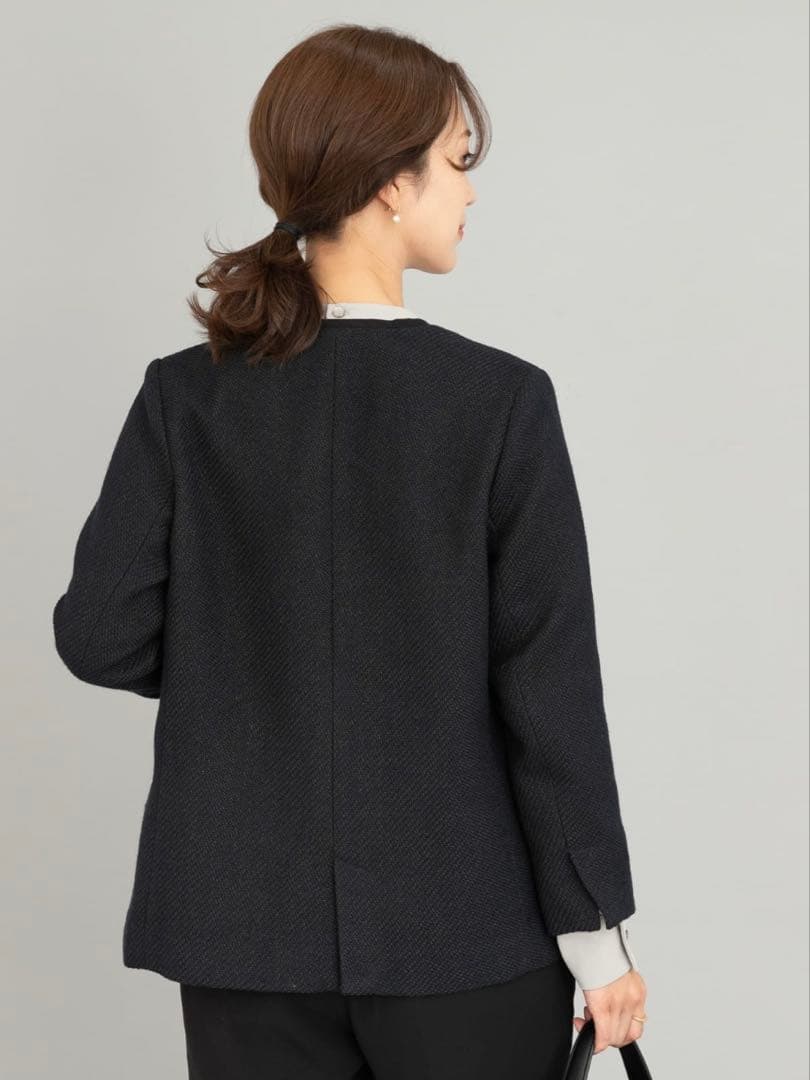 美品♡アーバンリサーチドアーズ　ツイードジャケット&ブラウス　2点セット