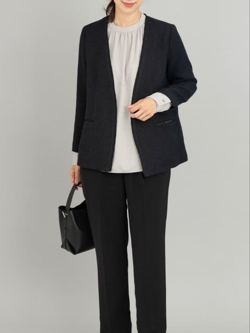 美品♡アーバンリサーチドアーズ　ツイードジャケット&ブラウス　2点セット