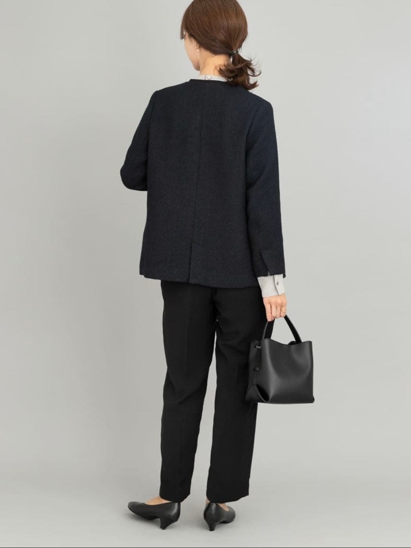 美品♡アーバンリサーチドアーズ　ツイードジャケット&ブラウス　2点セット