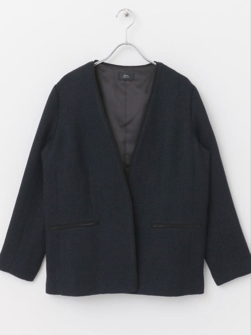 美品♡アーバンリサーチドアーズ　ツイードジャケット&ブラウス　2点セット