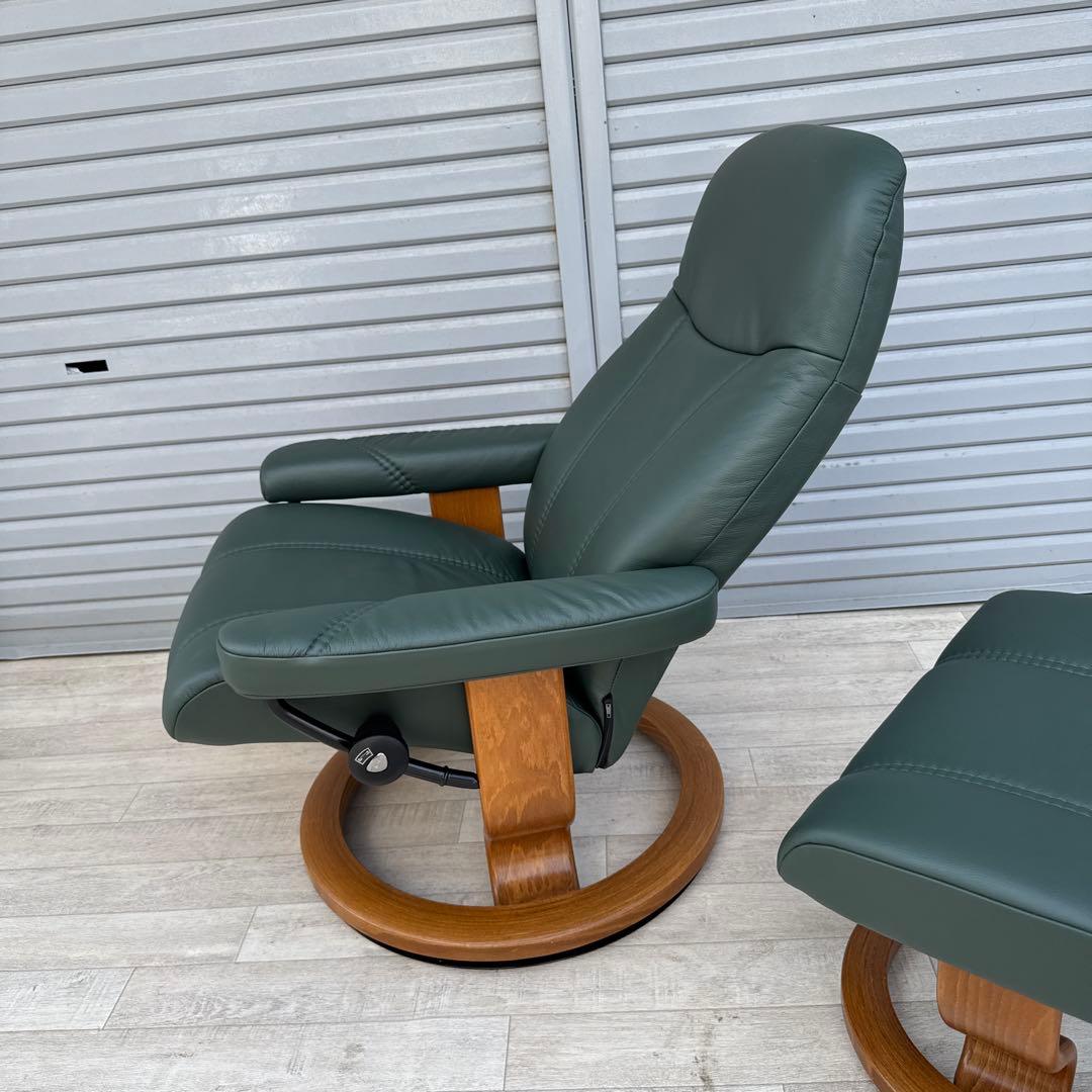 展示品　エコーネス　リクライニングチェア　パーソナルチェア　ストレスレスチェア