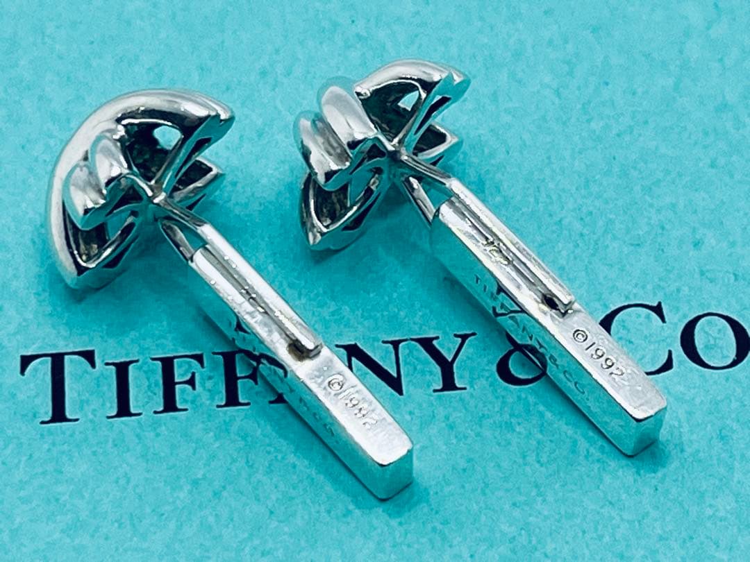 h677 ティファニー　シグネチャー　カフス　カフリンクス　シルバー　925