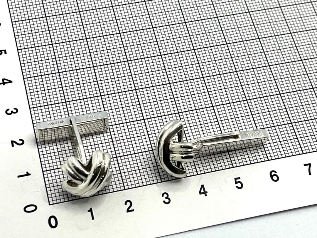 h677 ティファニー　シグネチャー　カフス　カフリンクス　シルバー　925