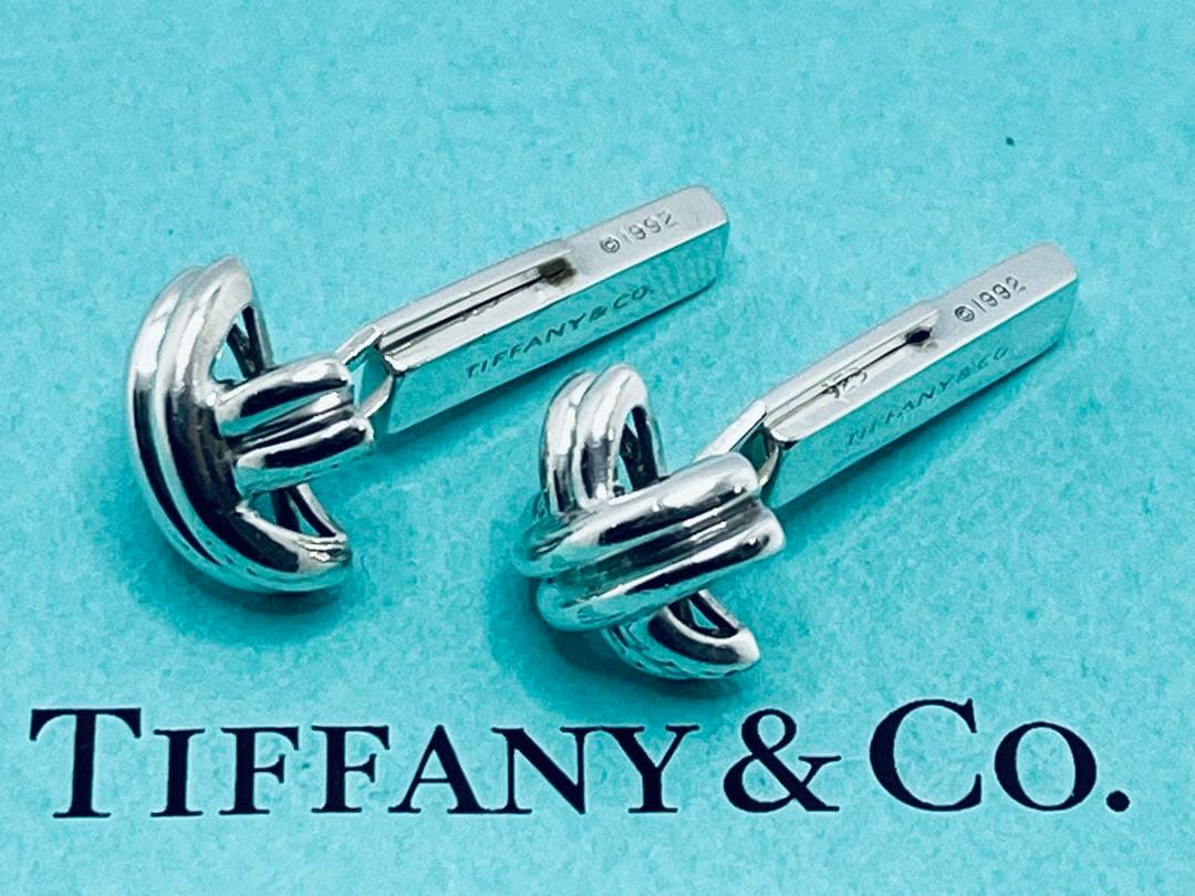 h677 ティファニー　シグネチャー　カフス　カフリンクス　シルバー　925