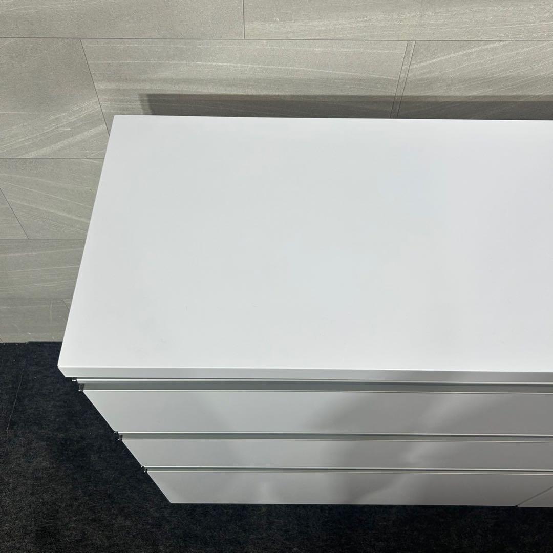 キッチンカウンター 幅120cm シンプル おしゃれ 食器棚 収納 d4208