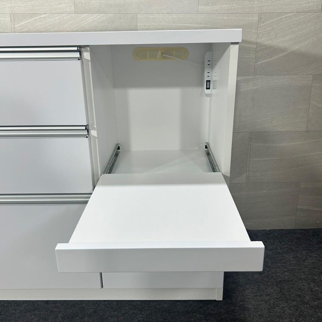 キッチンカウンター 幅120cm シンプル おしゃれ 食器棚 収納 d4208