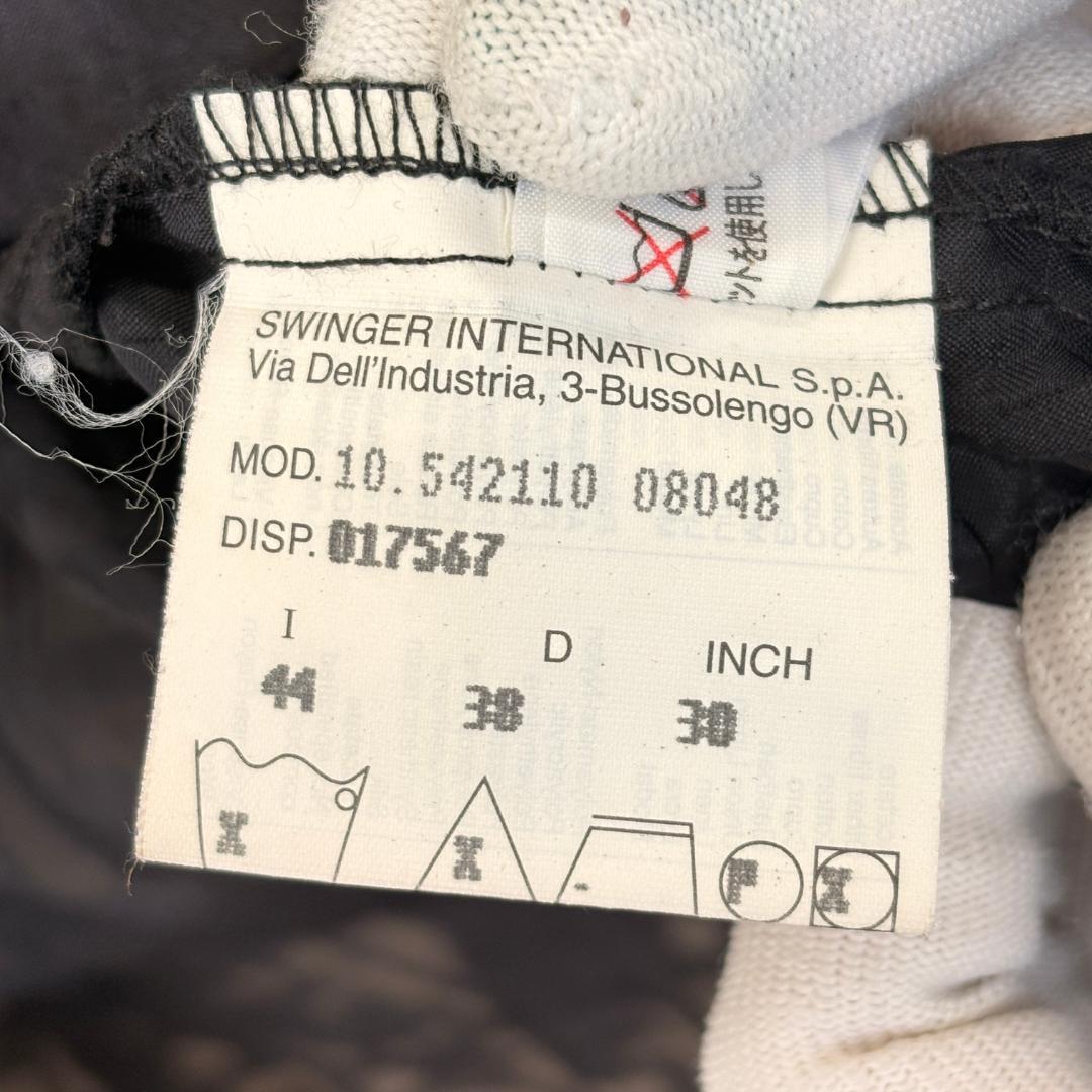 FENDI JEANS ロゴ ジャガード シースルーシャツ Lサイズ