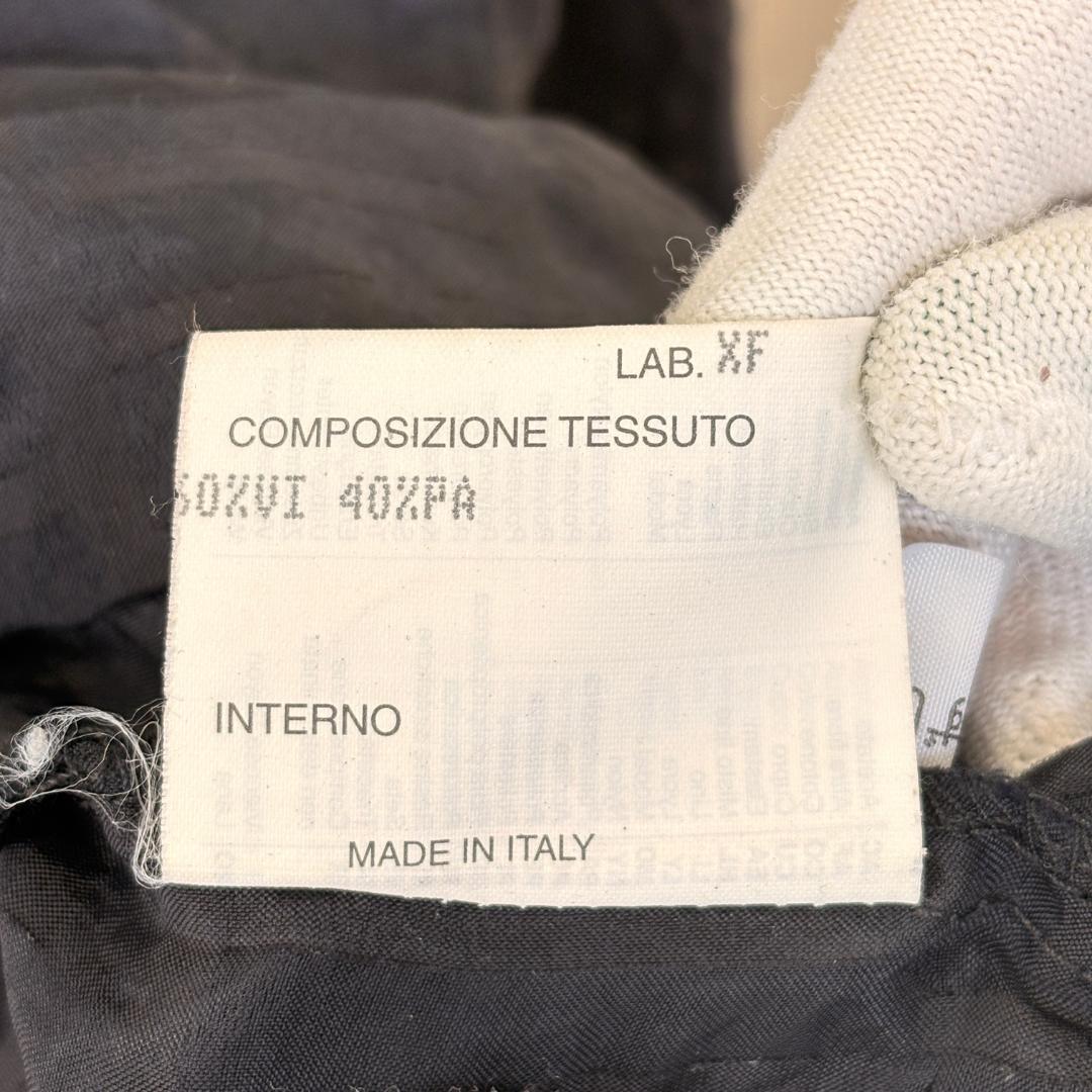 FENDI JEANS ロゴ ジャガード シースルーシャツ Lサイズ