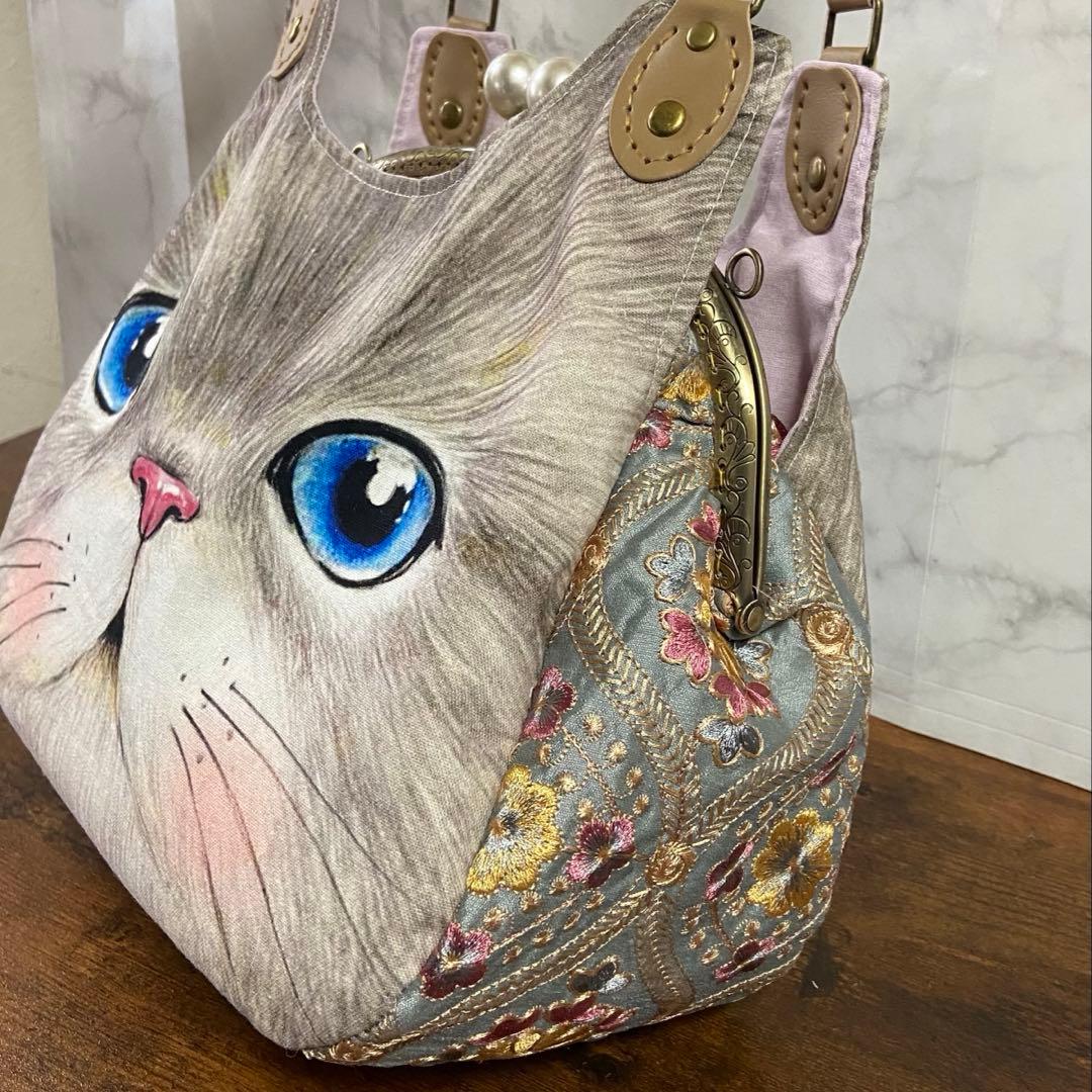 ☆*☆様 コヤンイサムチョン❤︎ルミちゃんのインド刺繍バッグ がま口バッグ ハン