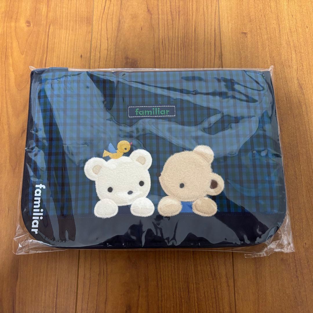 ラスト1点‼️【新品】familiar ファミリア 母子手帳ケース 003 青系