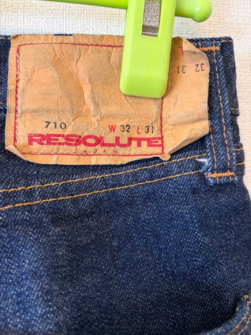 RESOLUTE 710 デニム W32 L31 美品 リゾルト