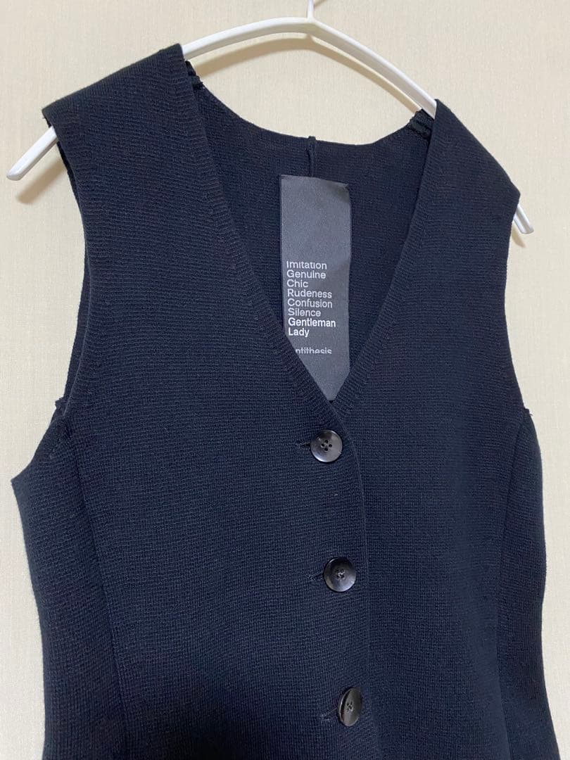 【新品】 chaos カオス ハイマーレニットベスト ブラック　フリー