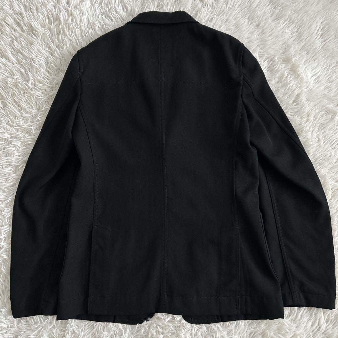 美品✨ Y2Kコムデギャルソンオムドゥ 縮絨テーラードジャケット スティッチ 黒