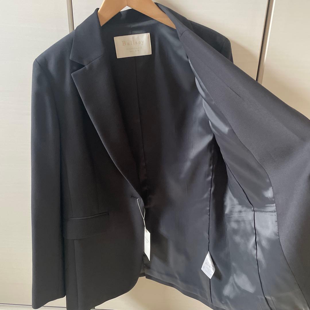 新品Ballseyハイツイストビエラ 1Bテーラードジャケット　ネイビー