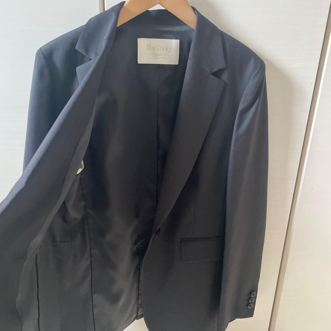 新品Ballseyハイツイストビエラ 1Bテーラードジャケット　ネイビー