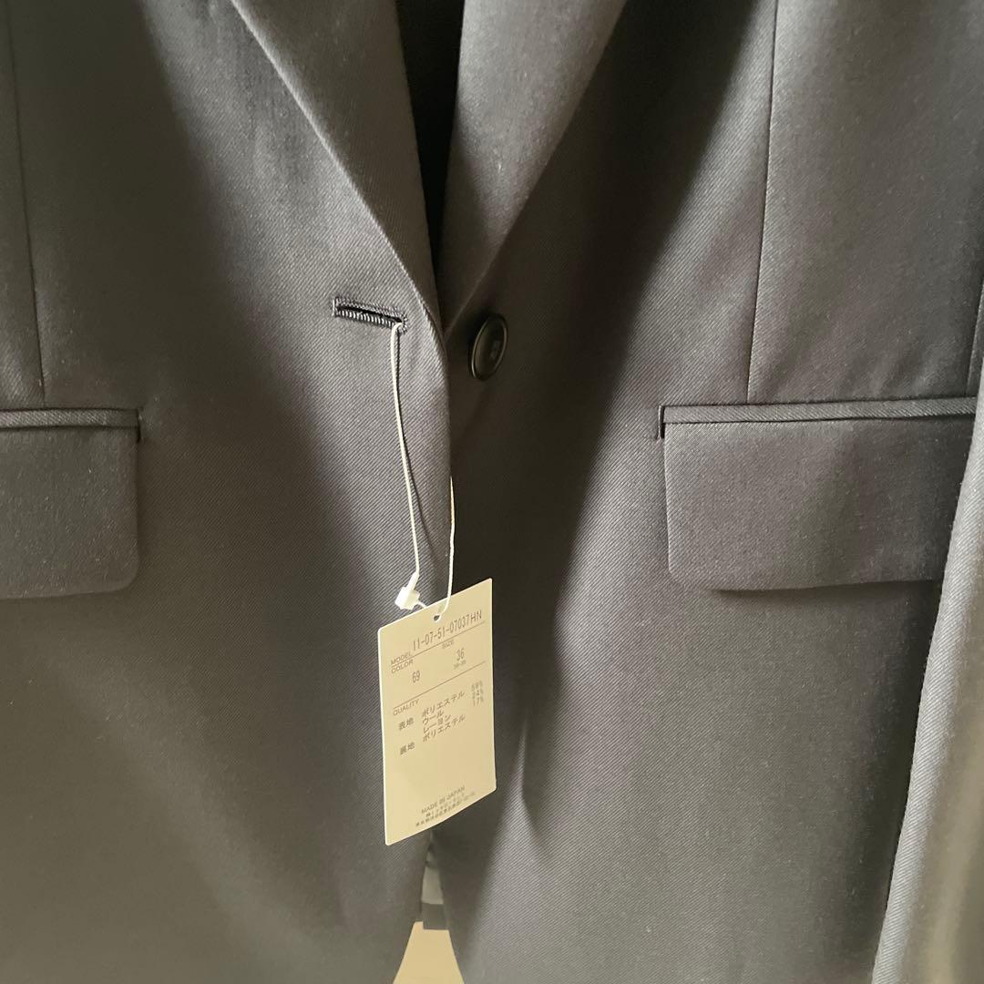 新品Ballseyハイツイストビエラ 1Bテーラードジャケット　ネイビー