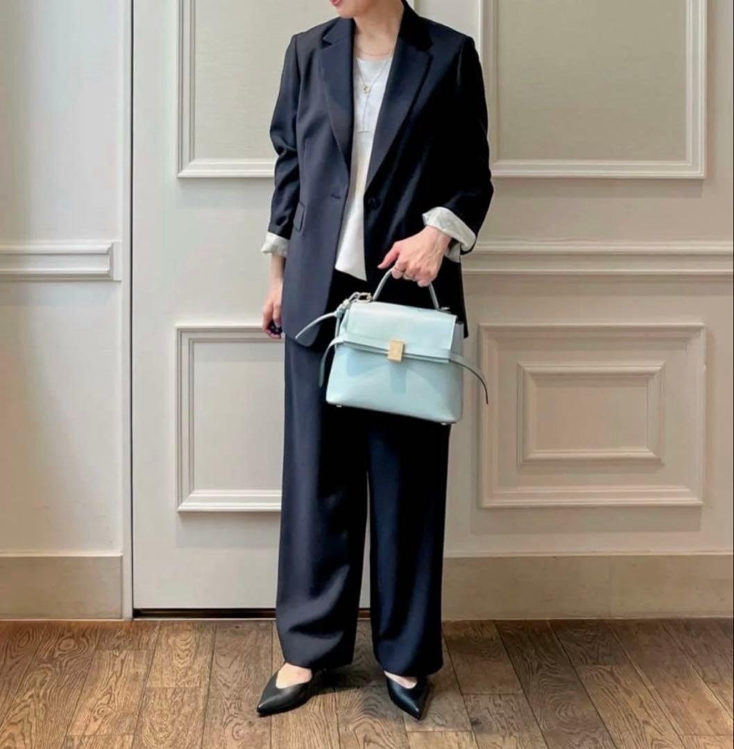 新品Ballseyハイツイストビエラ 1Bテーラードジャケット　ネイビー