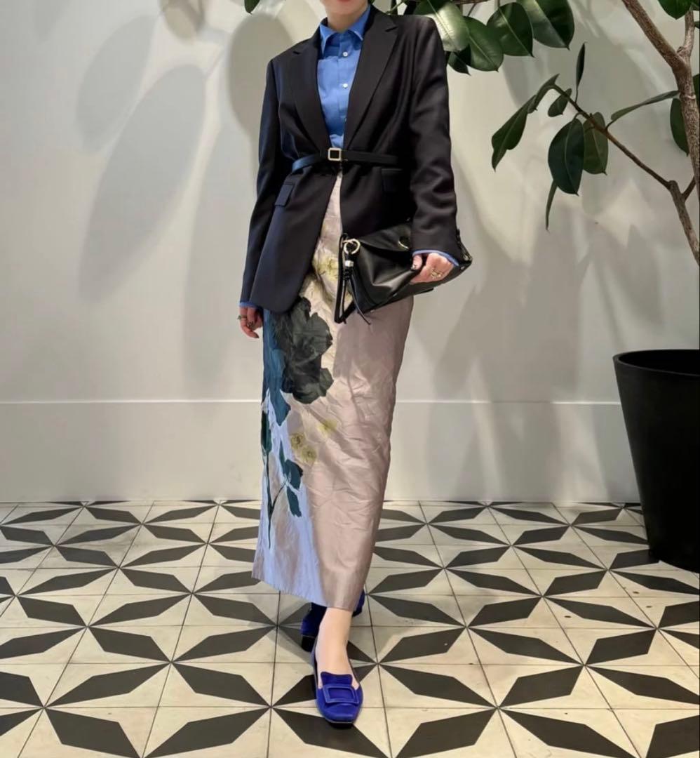 新品Ballseyハイツイストビエラ 1Bテーラードジャケット　ネイビー