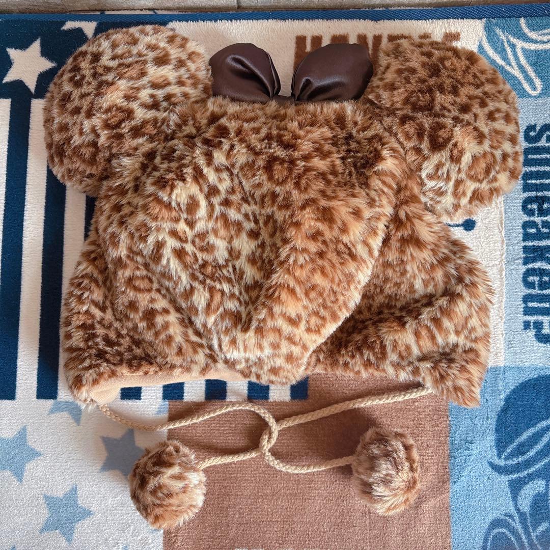 【美品】ミニー ファンキャップ ヒョウ柄 廃盤品