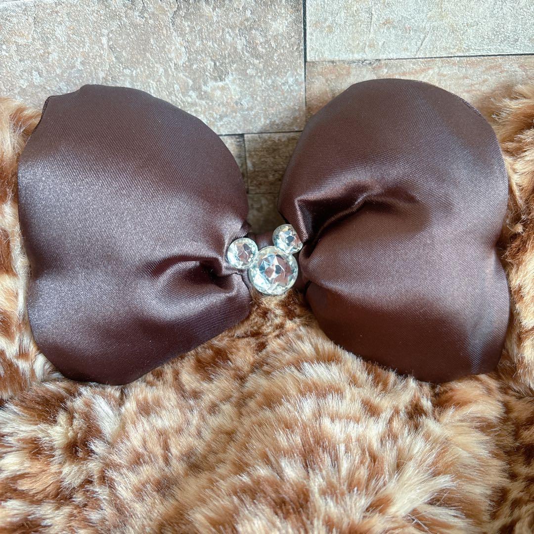 【美品】ミニー ファンキャップ ヒョウ柄 廃盤品