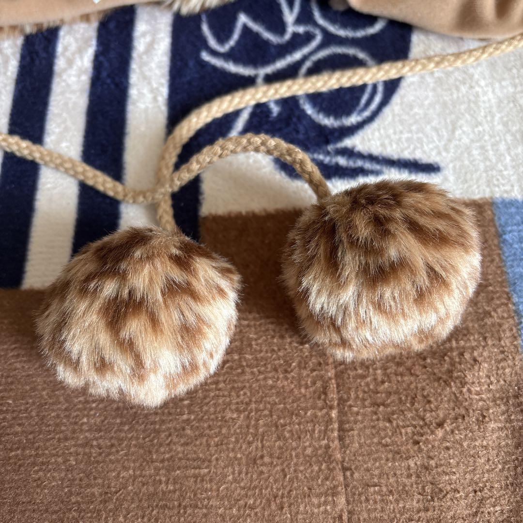 【美品】ミニー ファンキャップ ヒョウ柄 廃盤品