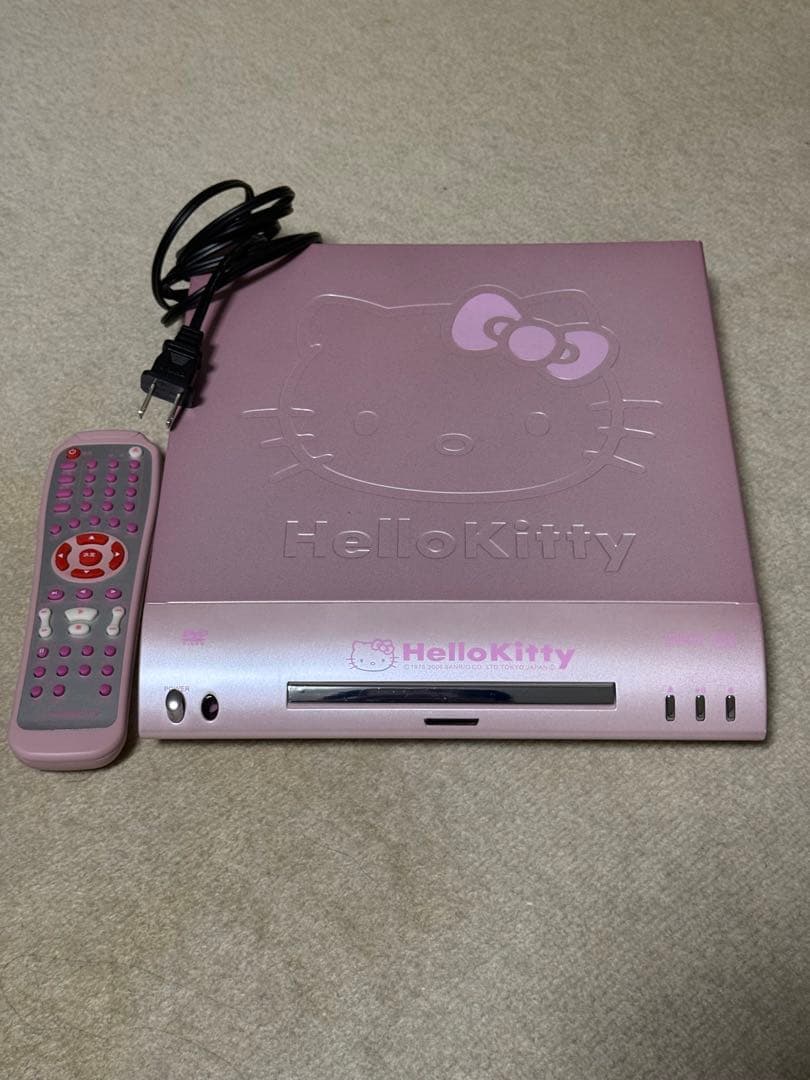 Hello Kitty DVDプレーヤー ピンク