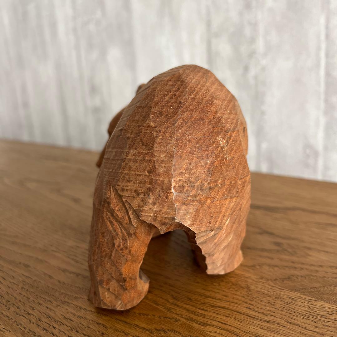 希少 木彫りの熊 北海道