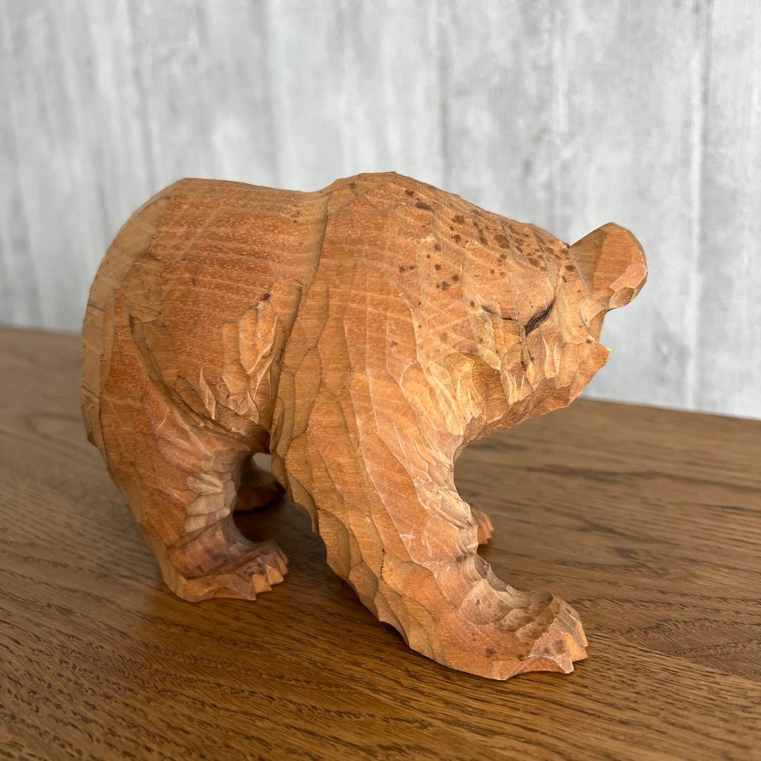 希少 木彫りの熊 北海道