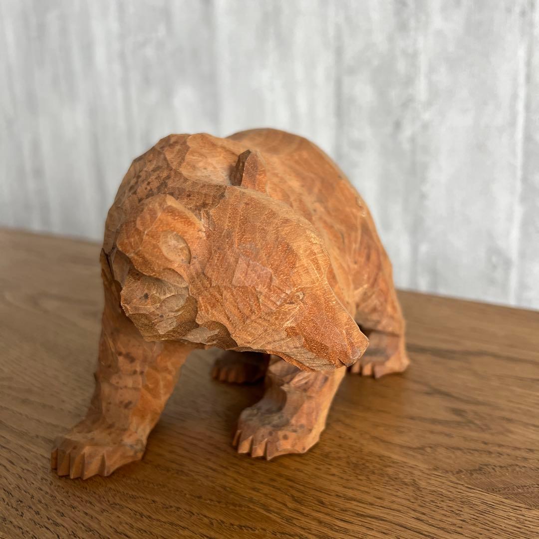 希少 木彫りの熊 北海道