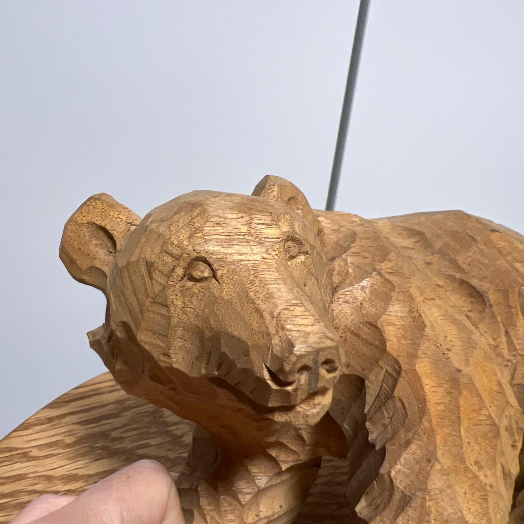 希少 木彫りの熊 北海道