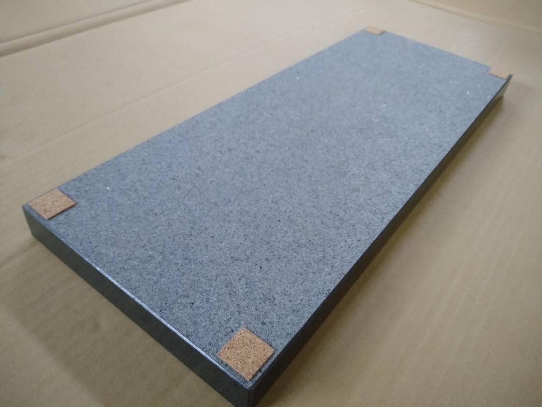 超最高級 天然黒御影石　オーディオボード●500×195×28●5面本磨き