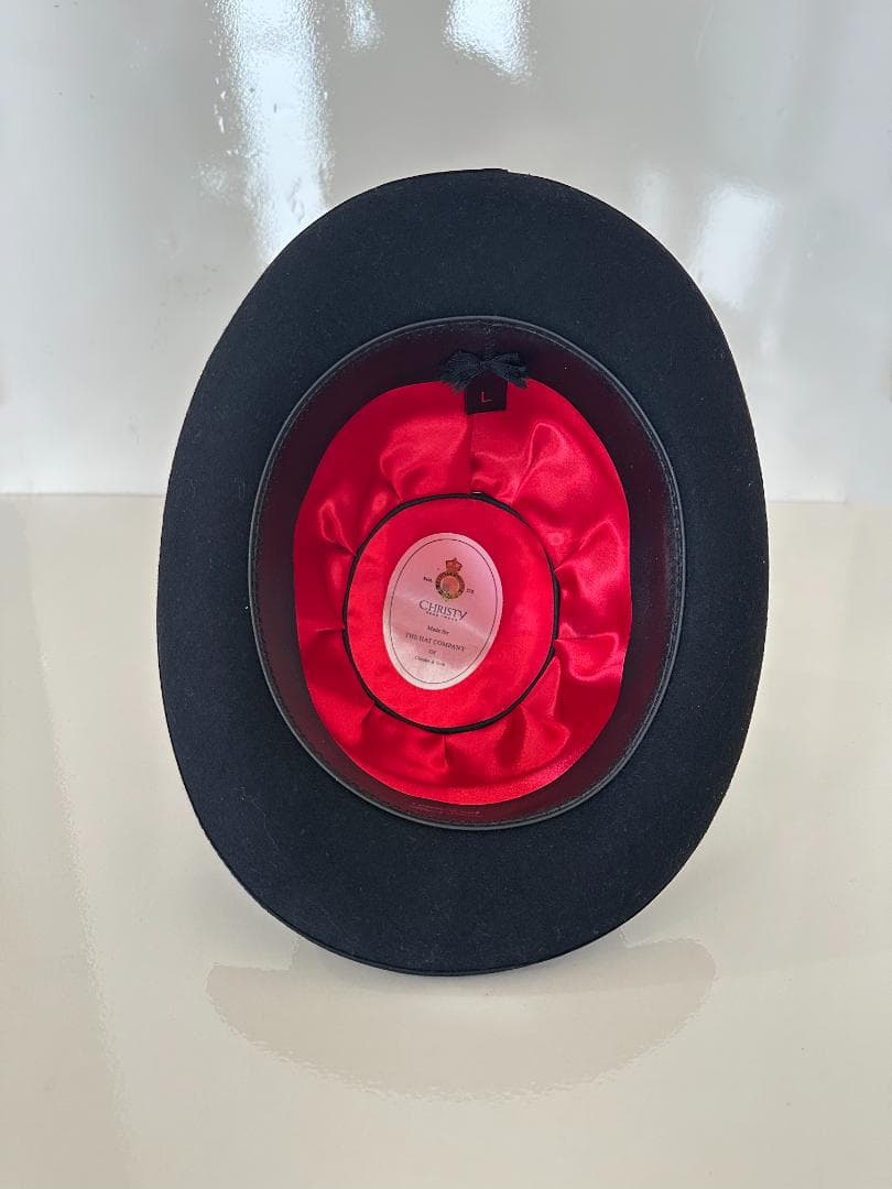CHRISTYS’ ボーラーハット Lサイズ ブラック｜英国老舗・箱付き
