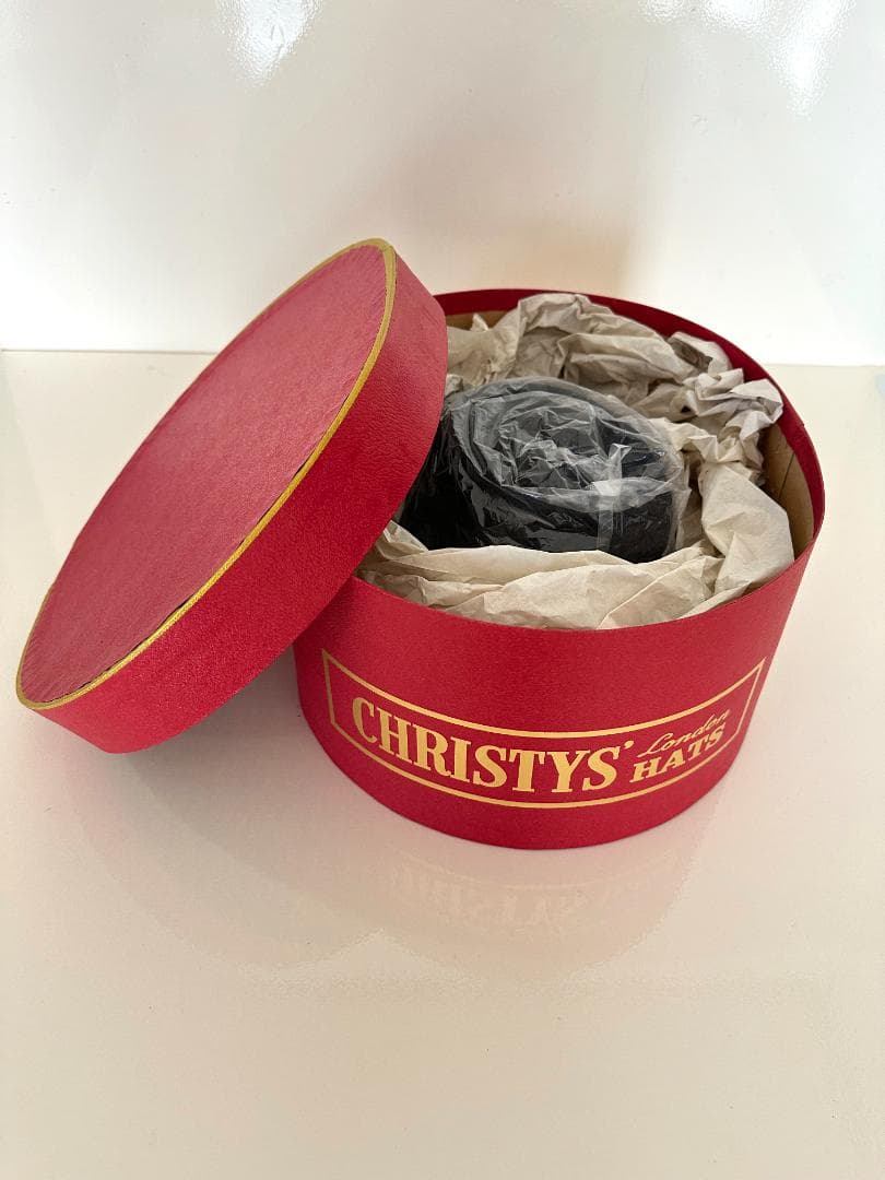 CHRISTYS’ ボーラーハット Lサイズ ブラック｜英国老舗・箱付き