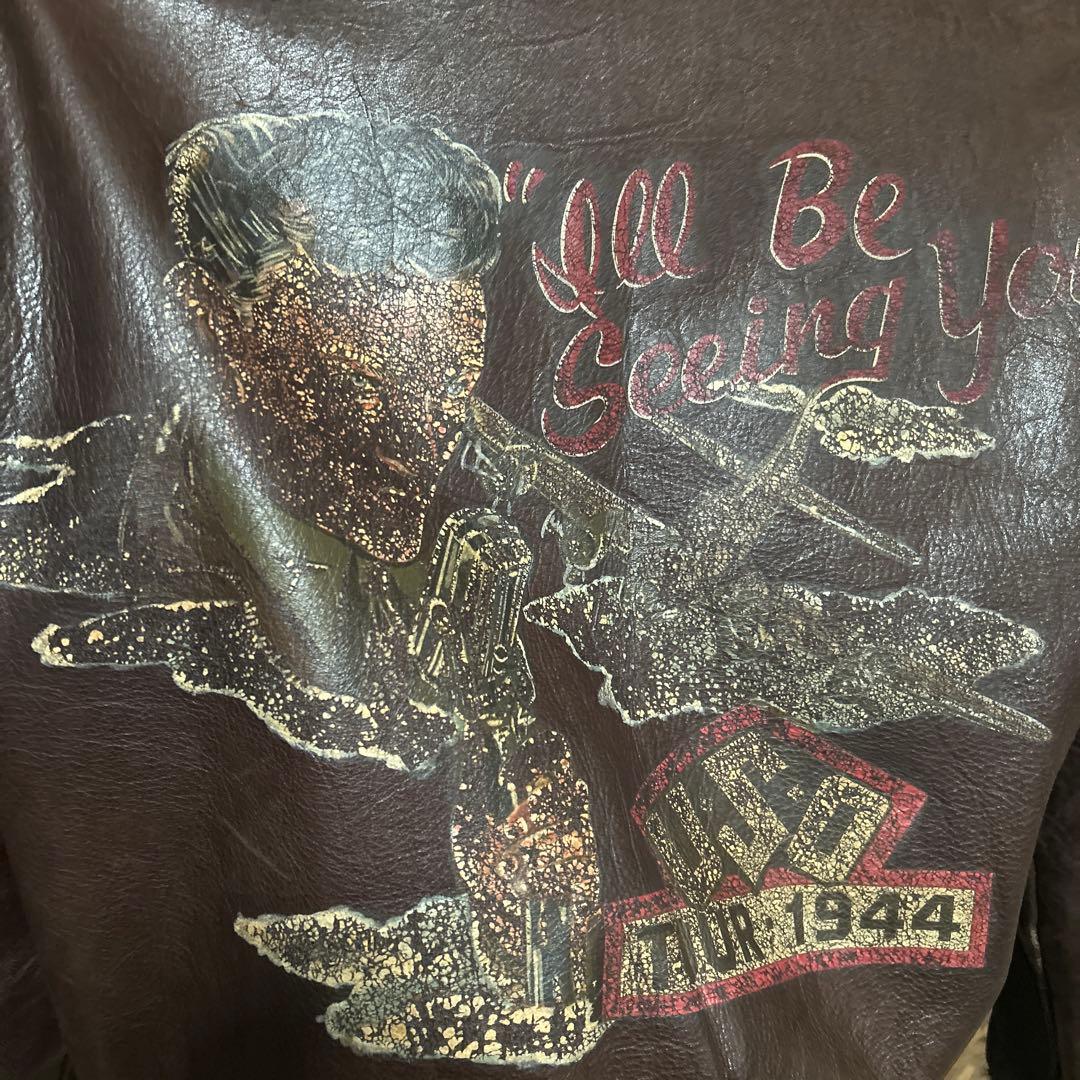 AVIREX A-2 フライトジャケット サイズUS40 バックペイント レア