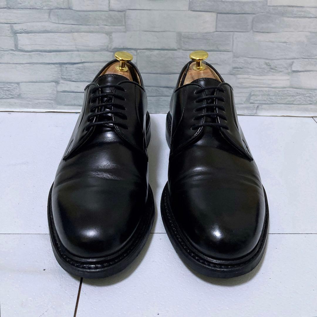 名作 バーウィック ビジネスシューズ 革靴 黒 本革 ダイナイト 25.5