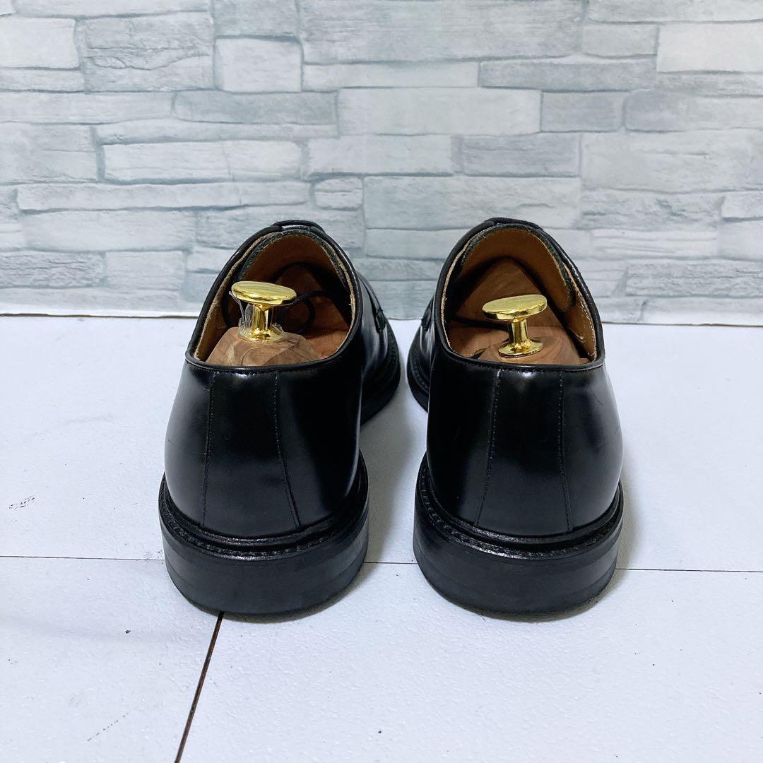 名作 バーウィック ビジネスシューズ 革靴 黒 本革 ダイナイト 25.5